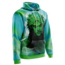 Hoodies Sales Store -Hoodies Sales Store Auratic Dio Jojos Bizarre Adventure AOP Hoodie 3D RIGHT Mockup