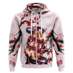 Denji X Pochita Chainsaw Man Zip Hoodie Jacket