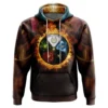 Elements Of Magic The Gathering Hoodie -Hoodies Sales Store Elements of Magic the Gathering AOP Hoodie 3D FRONT Mockup