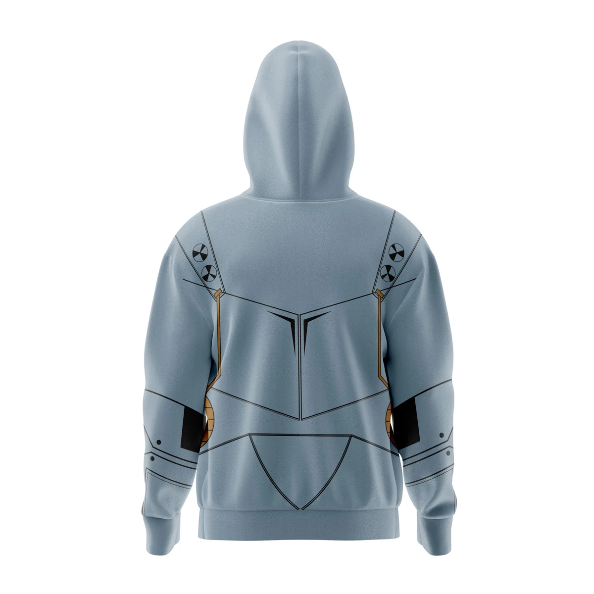 Alphonse Elric Fullmetal Alchemist Full Face Zip Hoodie 4 Alphonse Elric Fullmetal Alchemist Full Face Zip Hoodie - Image 2