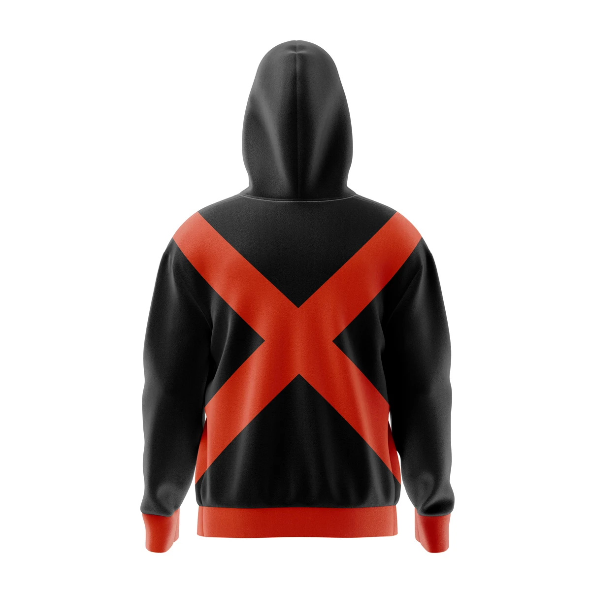 Bakugo My Hero Academia Full Face Zip Hoodie 4 Bakugo My Hero Academia Full Face Zip Hoodie - Image 2