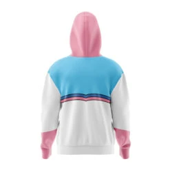 Sylveon Pokemon Full Face Zip Hoodie -Hoodies Sales Store Full Face Zip Up Hoodie Back Mockup 45