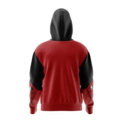 Spawn Full Face Zip Hoodie -Hoodies Sales Store Full Face Zip Up Hoodie Back Mockup 47