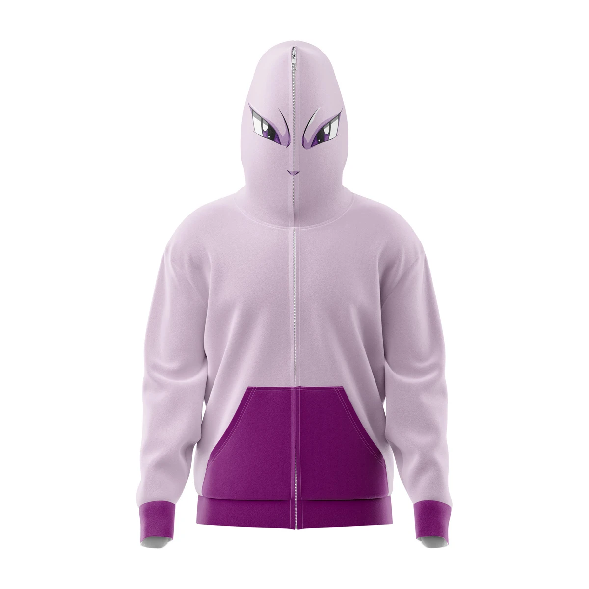Mewtwo Dragon Ball Full Face Zip Hoodie 2 Mewtwo Dragon Ball Full Face Zip Hoodie