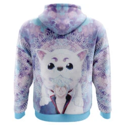 Gintoki And Sadaharu Gintama Hoodie 7 Gintoki And Sadaharu Gintama Hoodie -Hoodies Sales Store Gintoki and Sadaharu Gintama AOP Hoodie 3D BACK Mockup