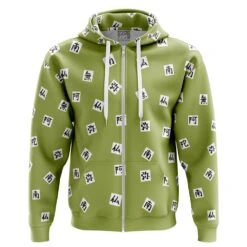 Gyomei Himejema Demon Slayer Zip Hoodie Jacket