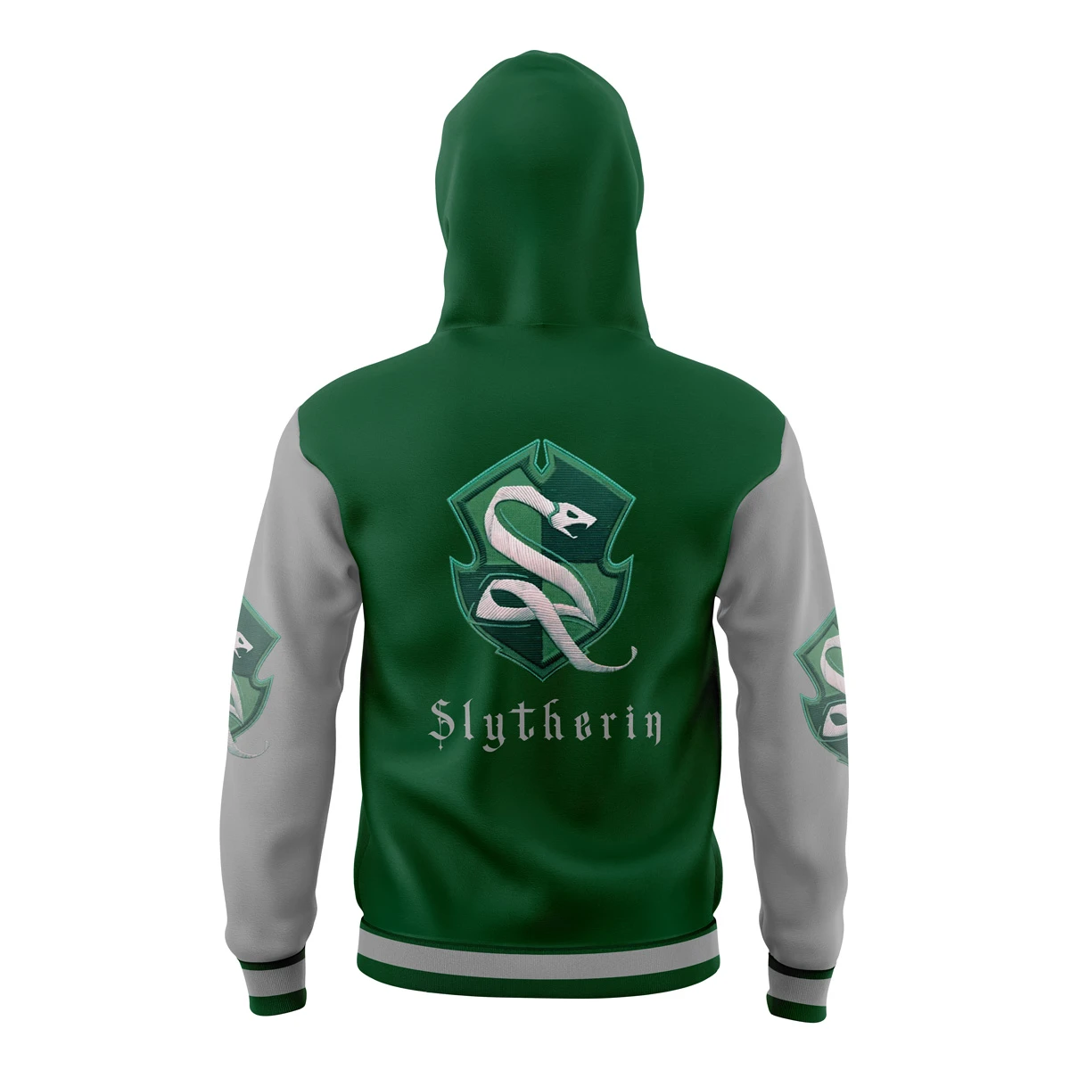 Slytherin Hogwarts Legacy Masked Hoodie 4 Slytherin Hogwarts Legacy Masked Hoodie - Image 2