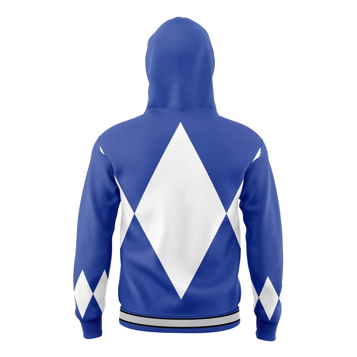 Blue Ranger Mighty Morphin Power Rangers Masked Hoodie 4 Blue Ranger Mighty Morphin Power Rangers Masked Hoodie - Image 2