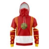 Red Ranger V2 Power Rangers Ninjetti Masked Hoodie -Hoodies Sales Store Masked Hoodie Front Mockup 1