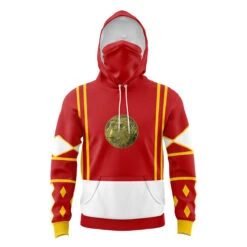 Hoodies Sales Store 20 Red Ranger V2 Power Rangers Ninjetti Masked Hoodie