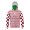 Nezuko Kamado Demon Slayer Masked Hoodie -Hoodies Sales Store Masked Hoodie Front Mockup 12 1