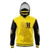 Hufflepuff Hogwarts Legacy Masked Hoodie 1 Hufflepuff Hogwarts Legacy Masked Hoodie -Hoodies Sales Store Masked Hoodie Front Mockup 14