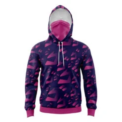 Menacing Aura V2 Jojo’s Bizarre Adventure Masked Hoodie