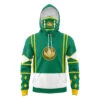 Green Ranger Power Rangers Ninjetti Masked Hoodie 1 Green Ranger Power Rangers Ninjetti Masked Hoodie -Hoodies Sales Store Masked Hoodie Front Mockup 2 1