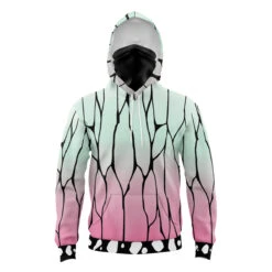 Hoodies Sales Store 34 Shinobu Kocho Demon Slayer Masked Hoodie