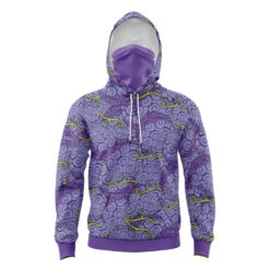 Gomu Gomu No Mi One Piece Masked Hoodie