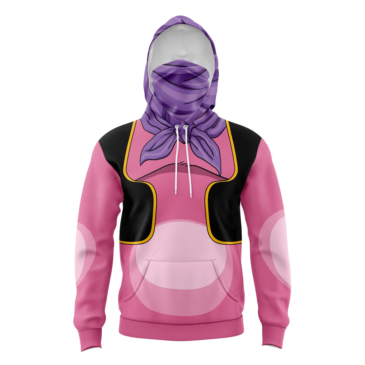 Majin Buu Dragon Ball Masked Hoodie 2 Majin Buu Dragon Ball Masked Hoodie
