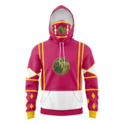 Pink Ranger Power Rangers Ninjetti Masked Hoodie