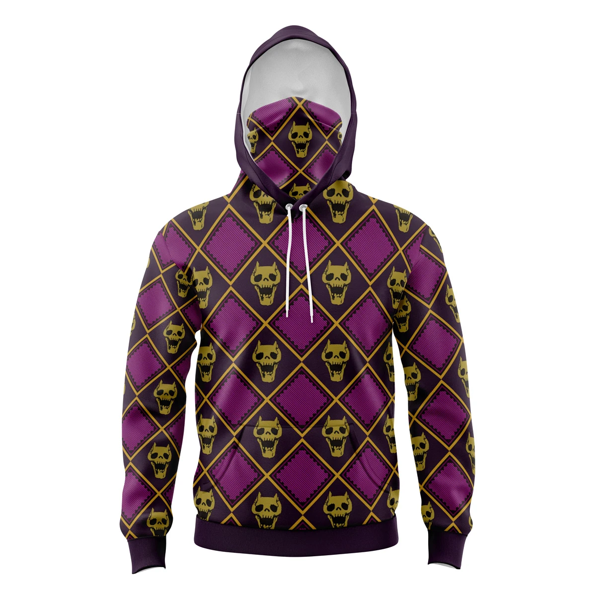 Killer Queen Jojo’s Bizarre Adventure Masked Hoodie 3 Killer Queen Jojo’s Bizarre Adventure Masked Hoodie