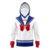 Usagi Tsukino Sailor Moon Masked Hoodie -Hoodies Sales Store Masked Hoodie Front Mockup 31