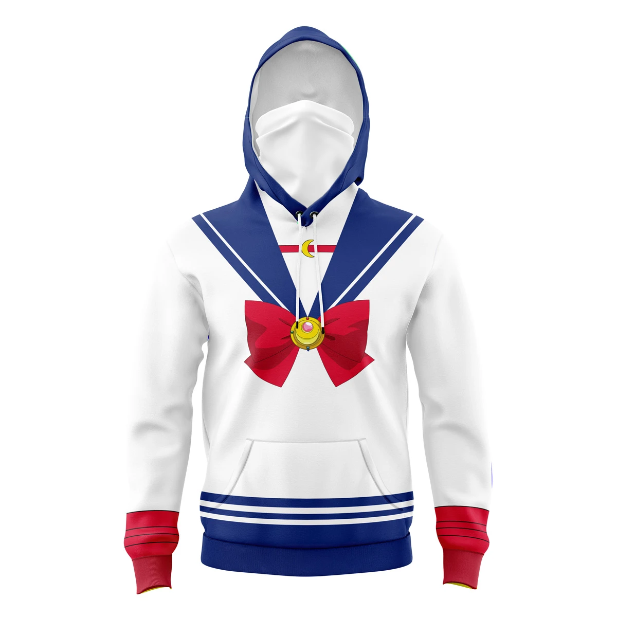 Usagi Tsukino Sailor Moon Masked Hoodie 3 Usagi Tsukino Sailor Moon Masked Hoodie