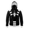 Death The Kid Soul Eater Masked Hoodie -Hoodies Sales Store Masked Hoodie Front Mockup 37 1