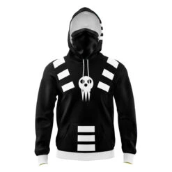 Death The Kid Soul Eater Masked Hoodie