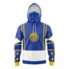 Blue Ranger V2 Power Rangers Ninjetti Masked Hoodie 2 Blue Ranger V2 Power Rangers Ninjetti Masked Hoodie -Hoodies Sales Store Masked Hoodie Front Mockup 4