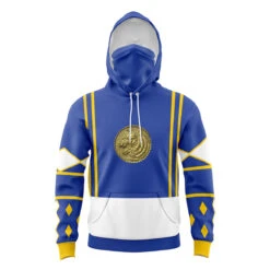 Blue Ranger V2 Power Rangers Ninjetti Masked Hoodie