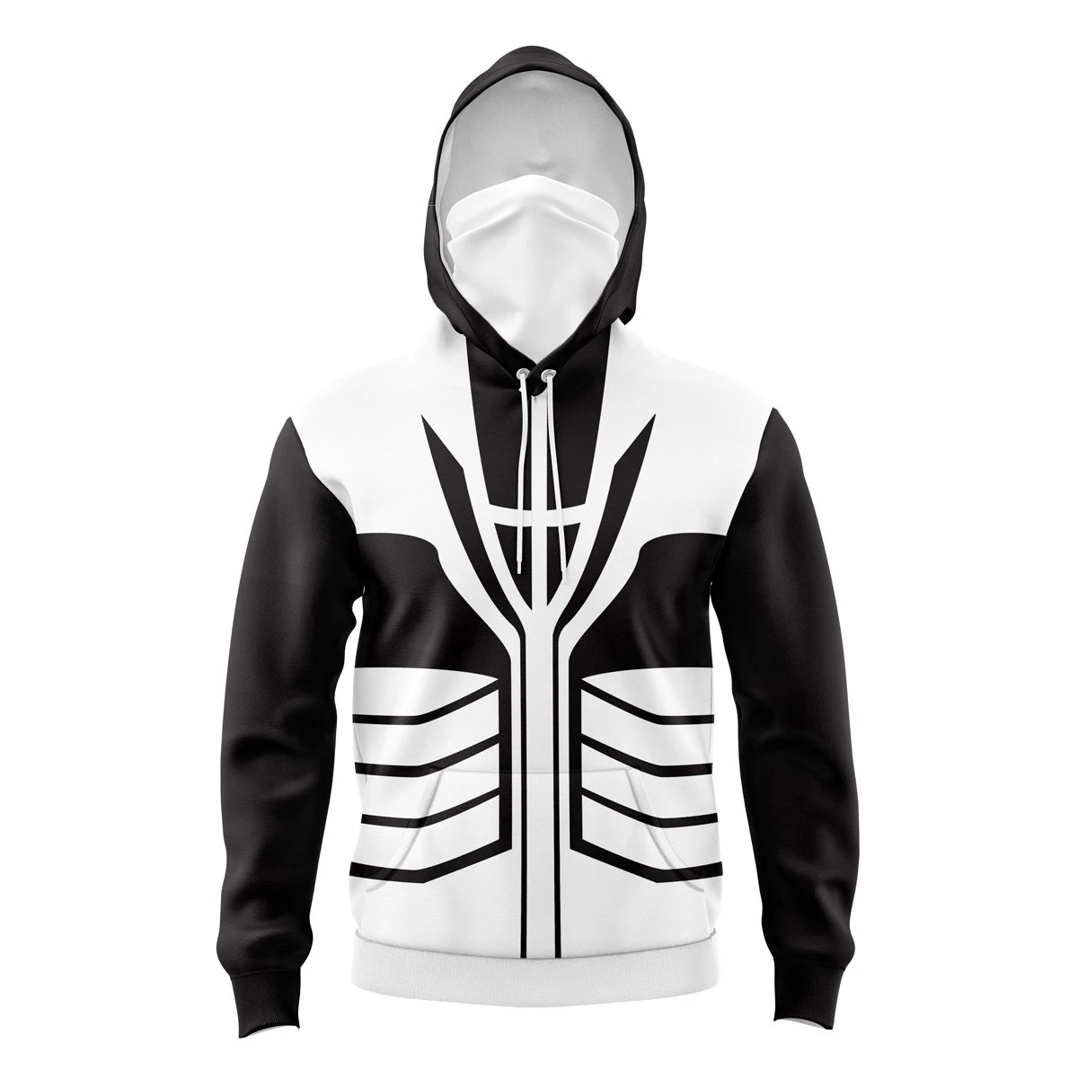 Ichigo Fullbring Bleach Masked Hoodie 3 Ichigo Fullbring Bleach Masked Hoodie