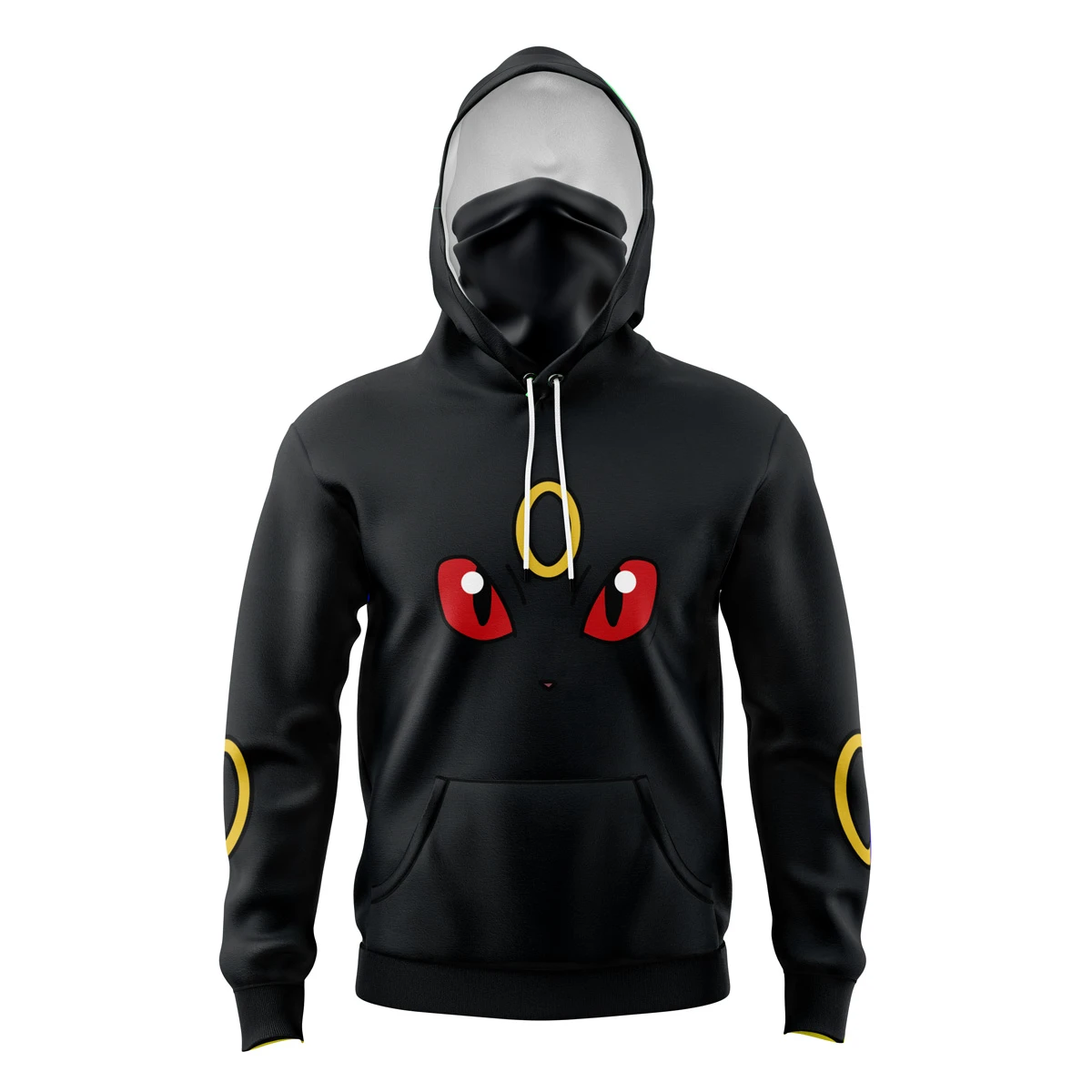 Umbreon Pokemon Masked Hoodie 3 Umbreon Pokemon Masked Hoodie