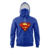 Superman DC Comics Masked Hoodie -Hoodies Sales Store Masked Hoodie Front Mockup 55 1