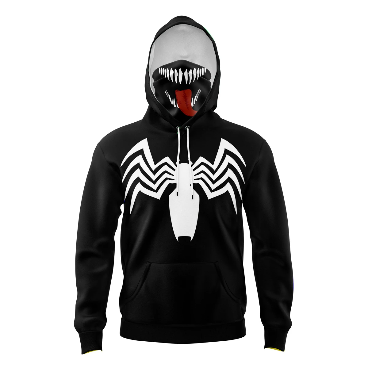 Venom Marvel Comics Masked Hoodie 3 Venom Marvel Comics Masked Hoodie