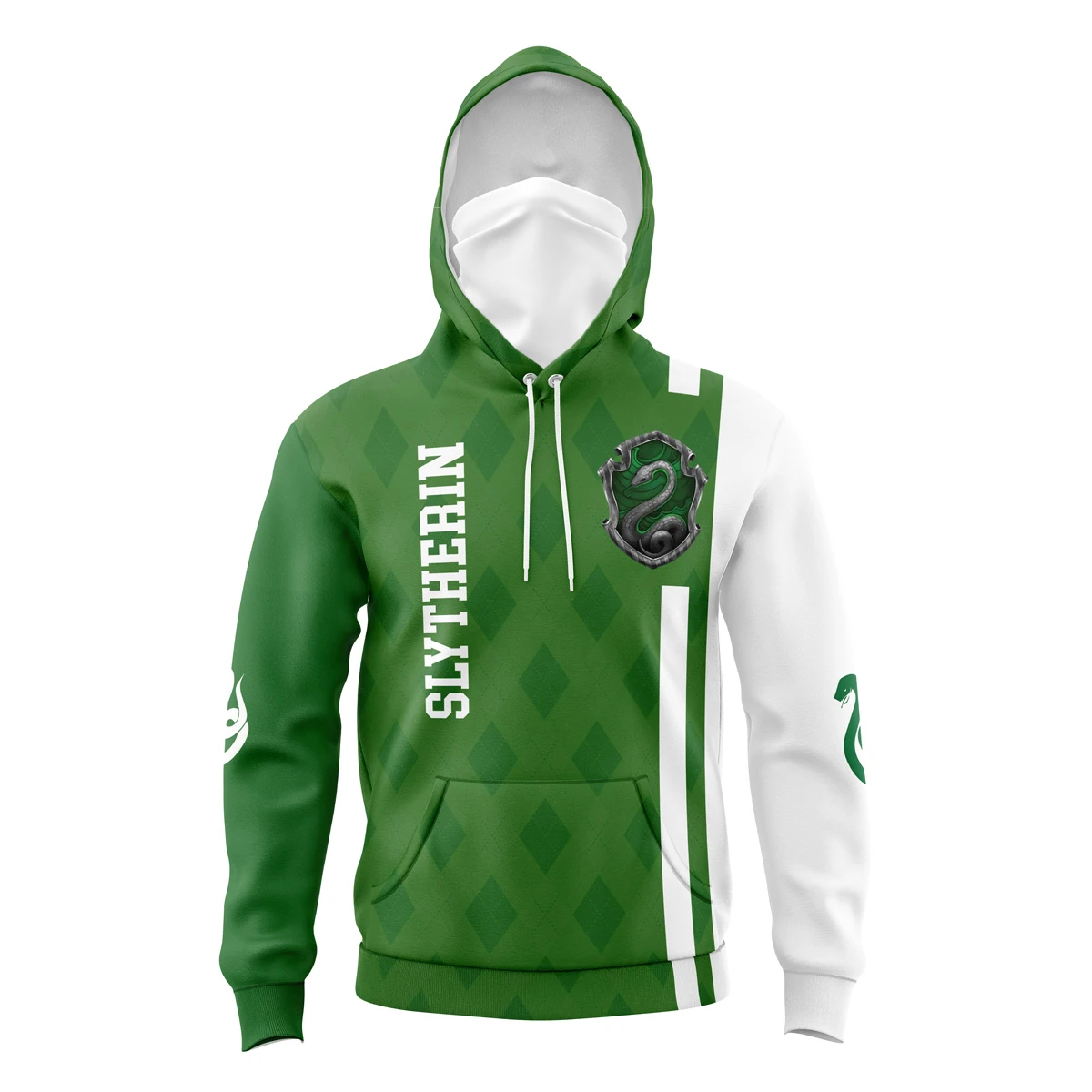 Slytherin Harry Potter Masked Hoodie 3 Slytherin Harry Potter Masked Hoodie