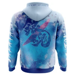 Sakata Gintoki Gintama Hoodie -Hoodies Sales Store Sakata Gintoki Gintama AOP Hoodie 3D BACK Mockup