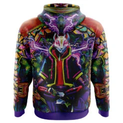 Trippy Kitsune Drift Mask Fortnite Hoodie 7 Trippy Kitsune Drift Mask Fortnite Hoodie -Hoodies Sales Store Trippy Kitsune Drift Mask Fortnite AOP Hoodie 3D BACK Mockup