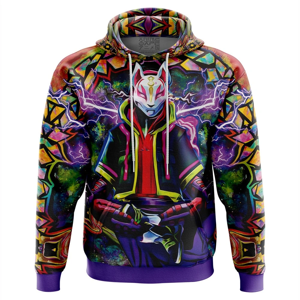 Trippy Kitsune Drift Mask Fortnite Hoodie 3 Trippy Kitsune Drift Mask Fortnite Hoodie