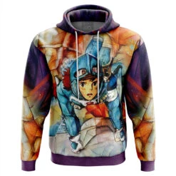 Trippy Nausicaa Of The Valley Of The Wind Studio Ghibli Hoodie