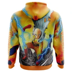 Trippy Power Saitama One Punch Man Hoodie 7 Trippy Power Saitama One Punch Man Hoodie -Hoodies Sales Store Trippy Power Saitama One Punch Man AOP Hoodie 3D BACK Mockup