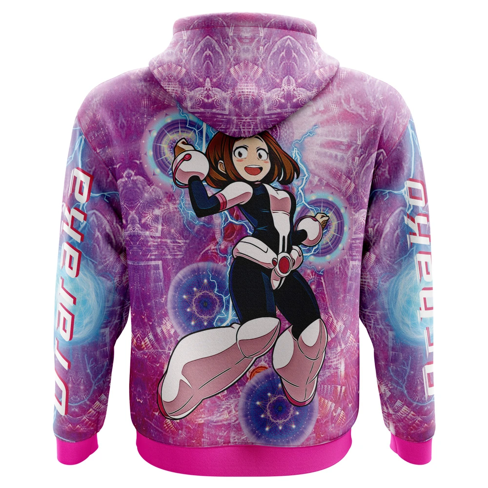 Trippy Uraraka Ochako My Hero Academia Hoodie 5 Trippy Uraraka Ochako My Hero Academia Hoodie - Image 3