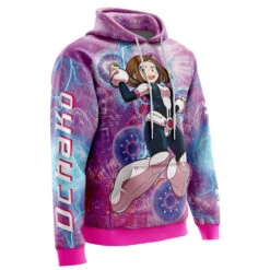 Trippy Uraraka Ochako My Hero Academia Hoodie 6 Trippy Uraraka Ochako My Hero Academia Hoodie -Hoodies Sales Store Trippy Uraraka Ochako My Hero Academia AOP Hoodie 3D RIGHT Mockup