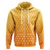 Zenitsu Agatsuma Demon Slayer Zip Hoodie Jacket -Hoodies Sales Store Zenitsu Agatsuma Demon Slayer Zip Hoodie Mockup