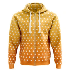 Zenitsu Agatsuma Demon Slayer Zip Hoodie Jacket